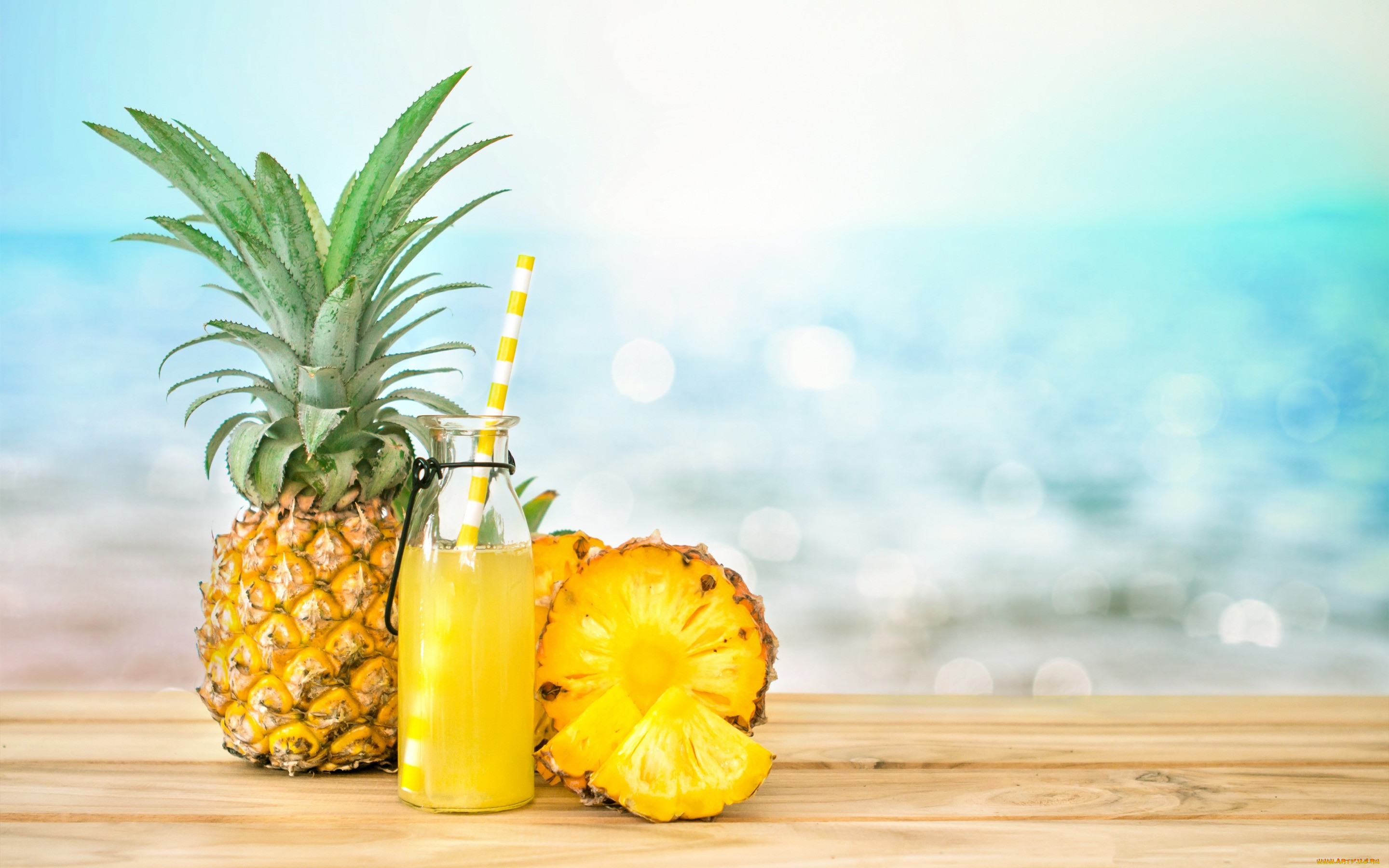 , , summer, fresh, , pineapple, juice, drink, , fruit
